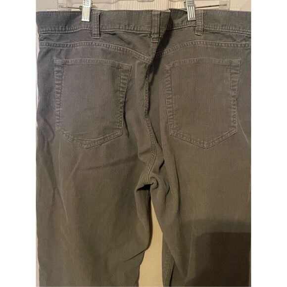 J.Crew Mens Grey Button & Zipper Fly Straight Leg Corduroy Pants Size 38 - Picture 8 of 11